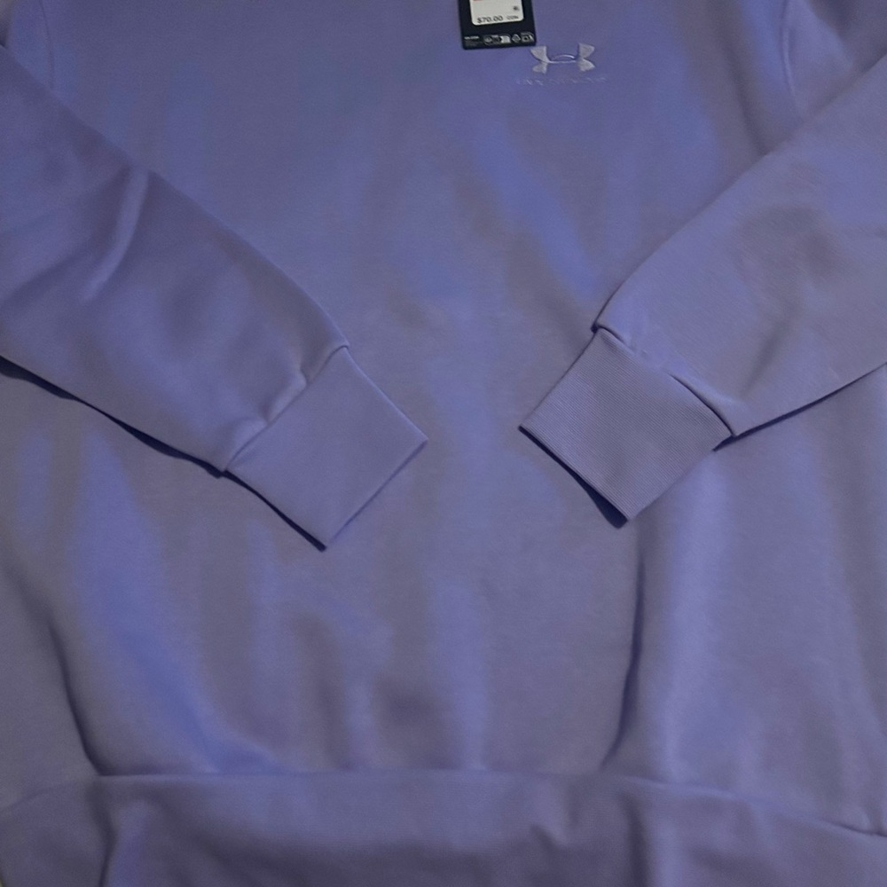 Under Armour Lavender Crewneck Sweatshirt with Logo